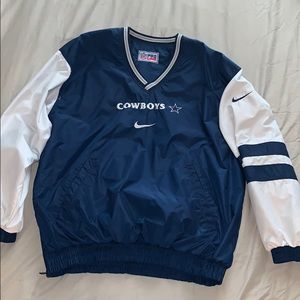 Nike Dallas Cowboys Crewneck Weather Jacket
